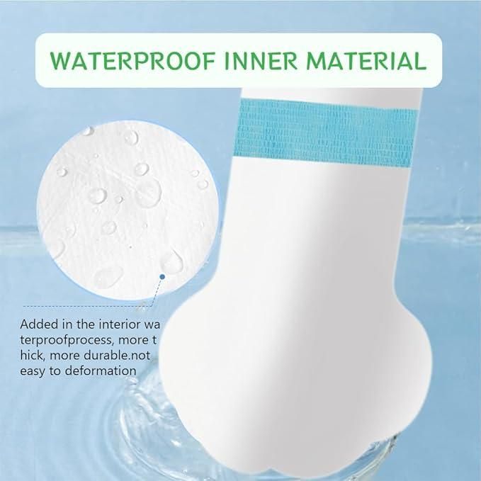 Water Resistant Lining Design Eco Non-woven Dog Boots Easy-tie Bandage Pet Palm Sleeve Cover for Walking Outdoor Shoes for Medium and Large Dogs