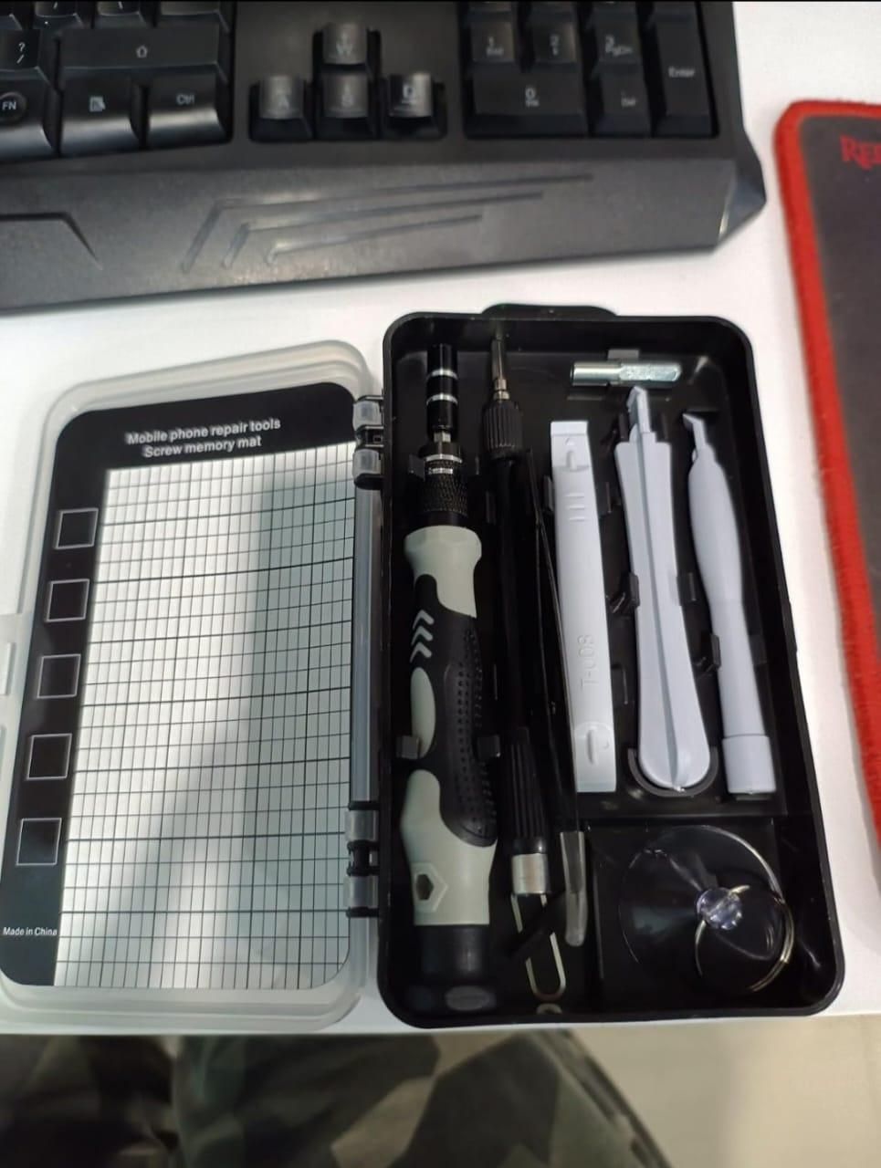 115 in 1 Professional Precision Screwdriver Set, Multi-Function Magnetic Repair Computer Tool Kit For Mobiles/Tablets/Glasses/Laptop/PC Gray